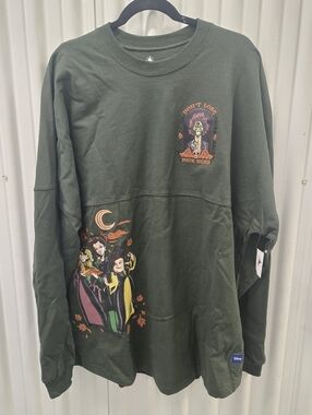 NWT Disney Dark Green Long Sleeve Shirt